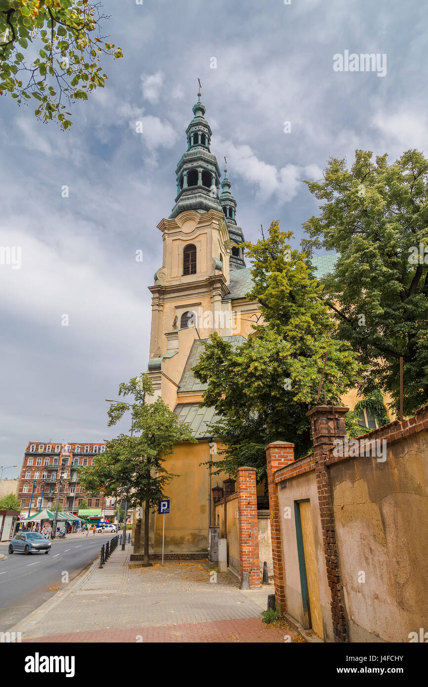 L'église franciscaine. Poznan. Pologne Banque D'Images