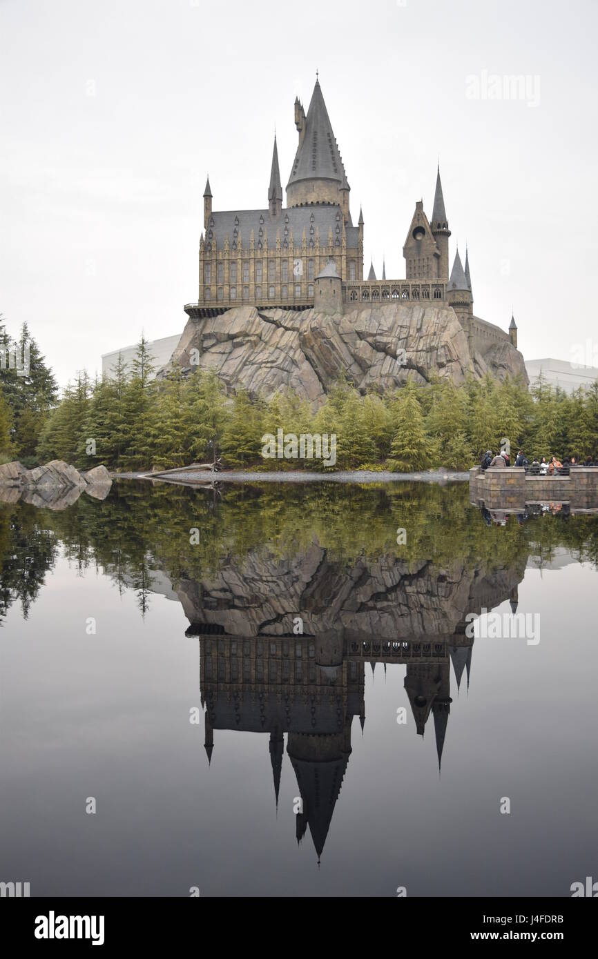 Château de Harry Potter à Osaka Banque D'Images