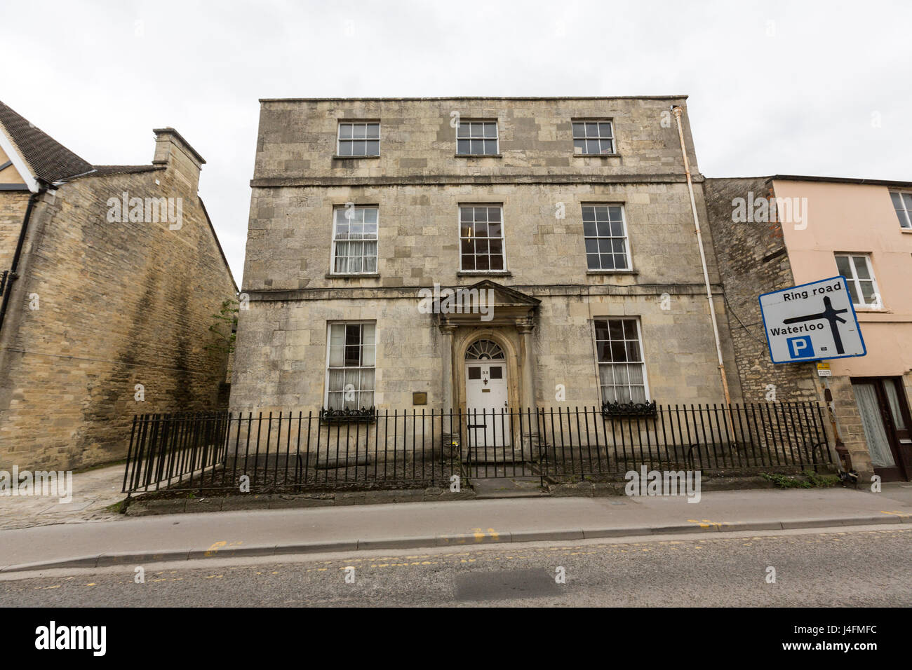 Edwardian house architecture, Cirencester, Gloucestershire, Angleterre Banque D'Images