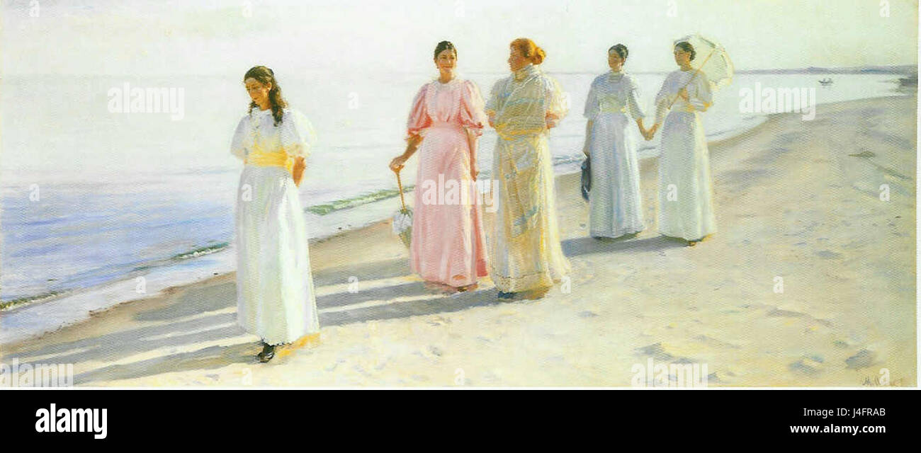 Skagen michael ancher Banque D'Images