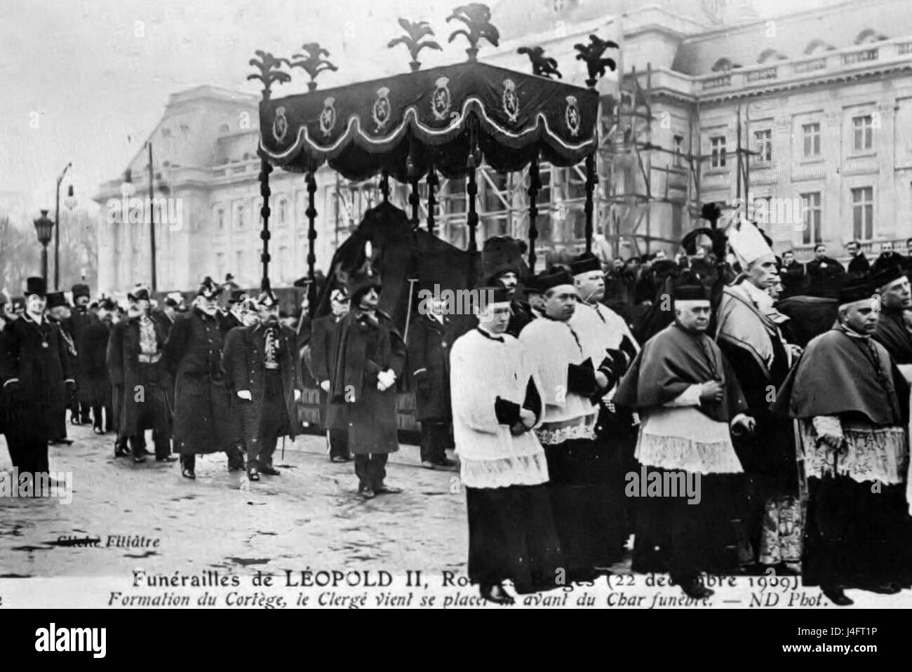 Funérailles solennelles du roi Banque D'Images
