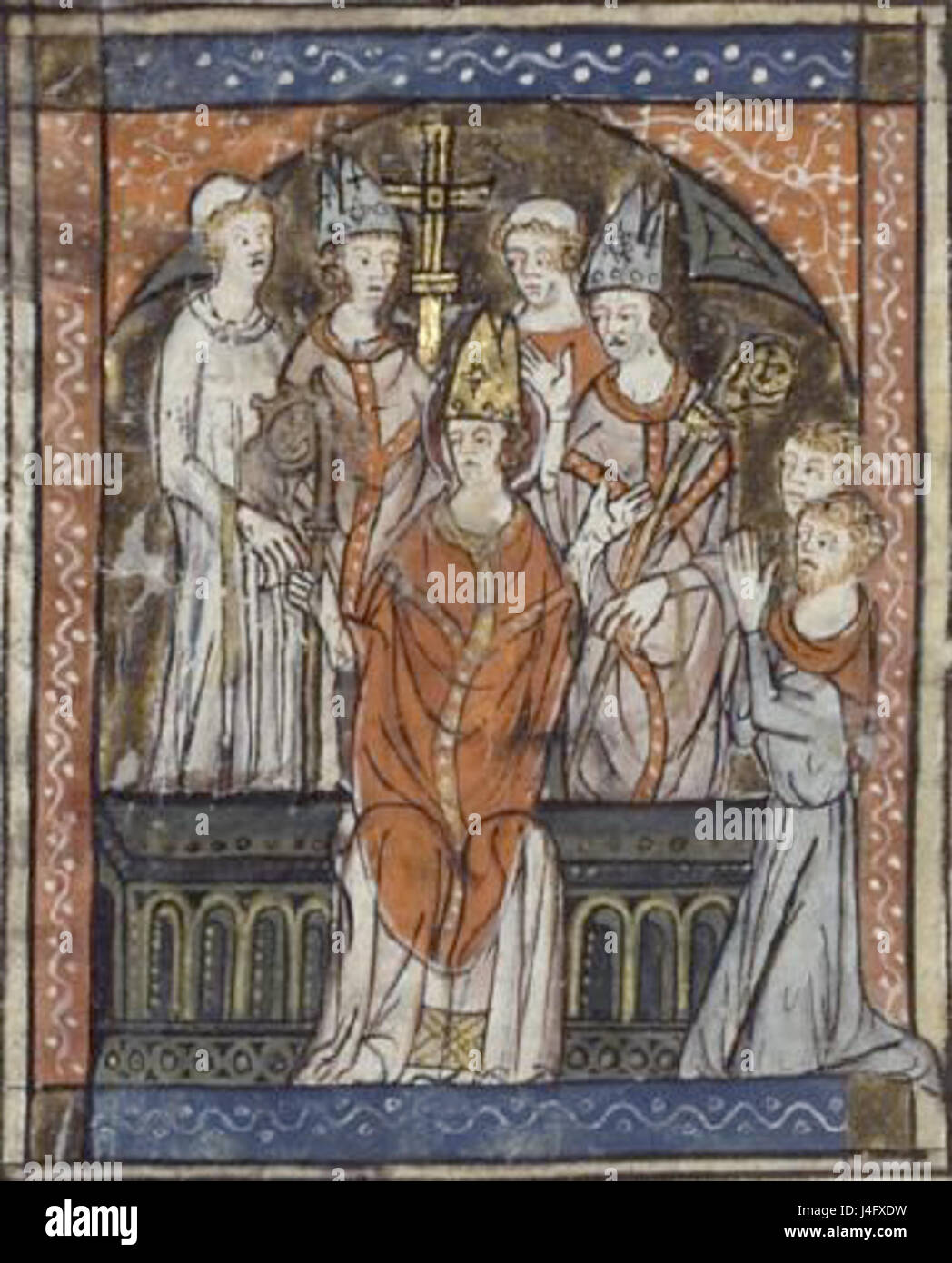 Saintvedast est une figure historique, connue comme évêque et missionnaire français au début de la période médiévale. Son héritage implique la propagation du christianisme dans la région de Flandre et son rôle dans l'église primitive. Banque D'Images