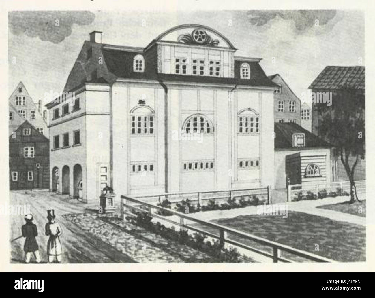 Dans Tempel der Ersten Brunnenstrasse Banque D'Images