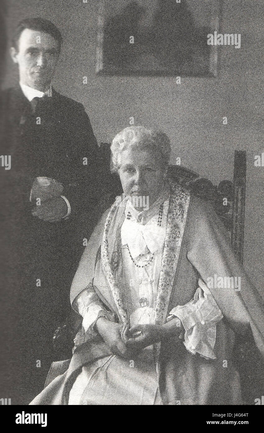 Steiner mit Annie Besant Banque D'Images