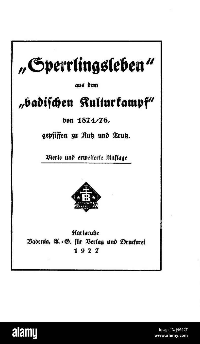 Sperrlingsleben Oechsler 001 désigne un document ou un document historique ou industriel, potentiellement lié à la famille ou à la société Oechsler. Des détails supplémentaires sur le contexte sont nécessaires pour mieux comprendre son importance. Banque D'Images
