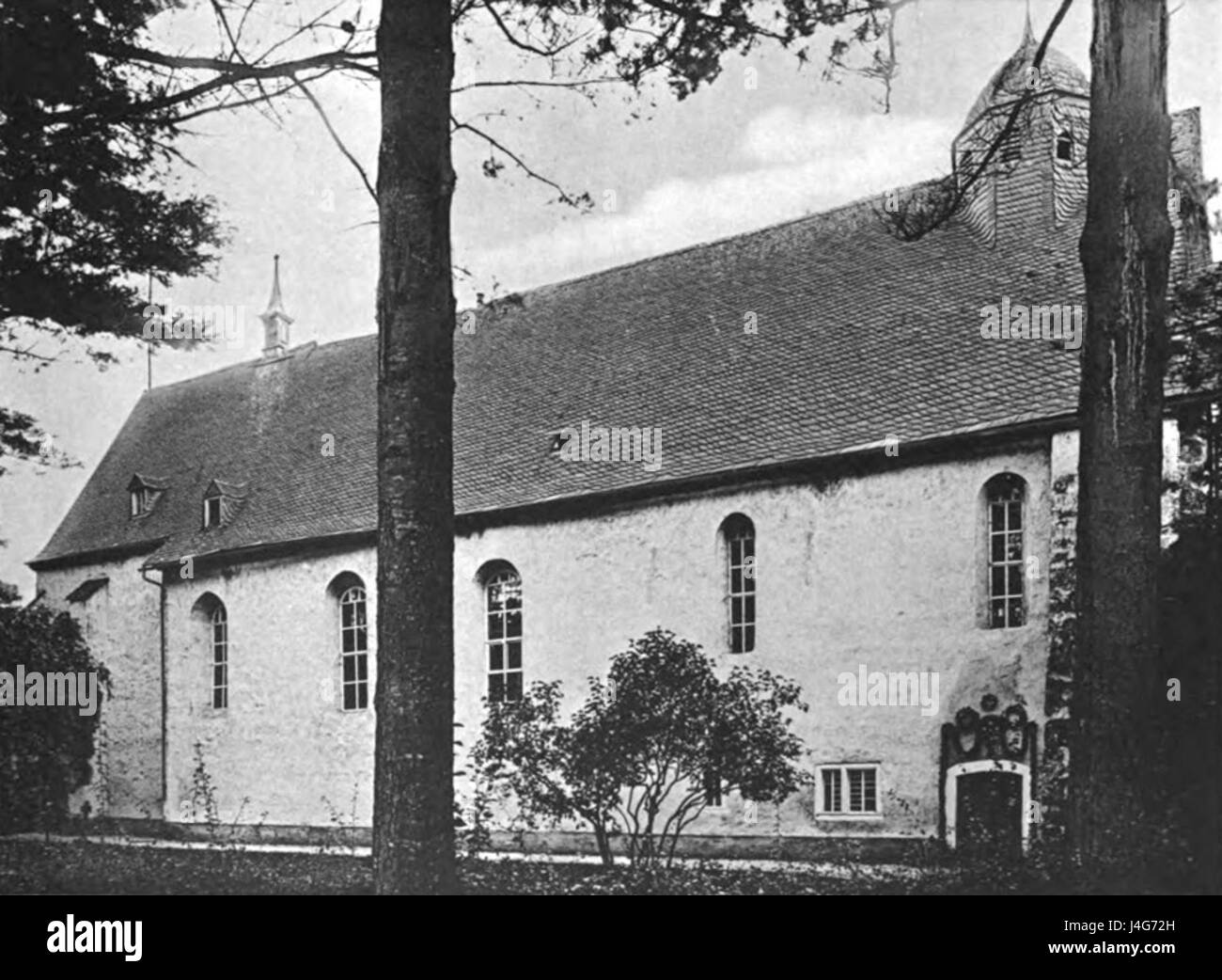 SI Stift Keppel Kirche Nordansicht Ludorff 1897 Banque D'Images