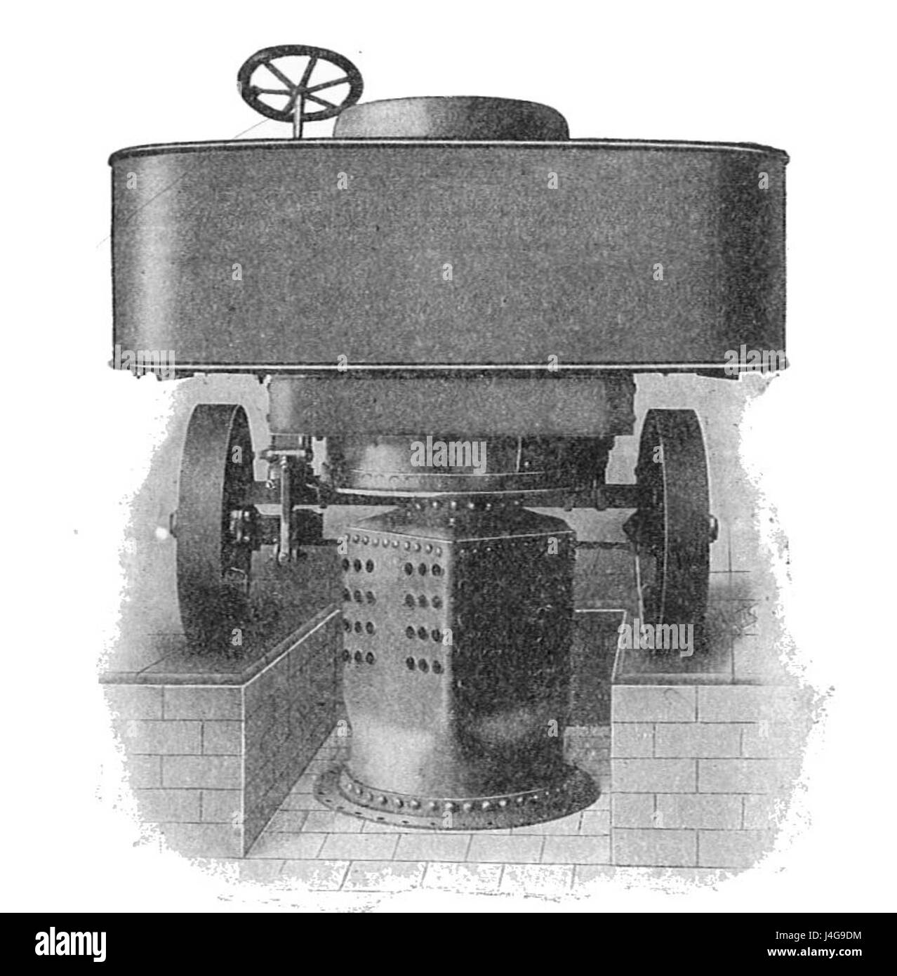 Le wagon à vapeur Sentinel, montré avec sa chaudière démontée pour le nettoyage, a été un des premiers exemples de véhicules à vapeur utilisés pour le transport. L'image est tirée de « Modern Engines, vol V » de Rankin Kennedy, illustrant la technologie derrière les moteurs de traction à vapeur. Banque D'Images