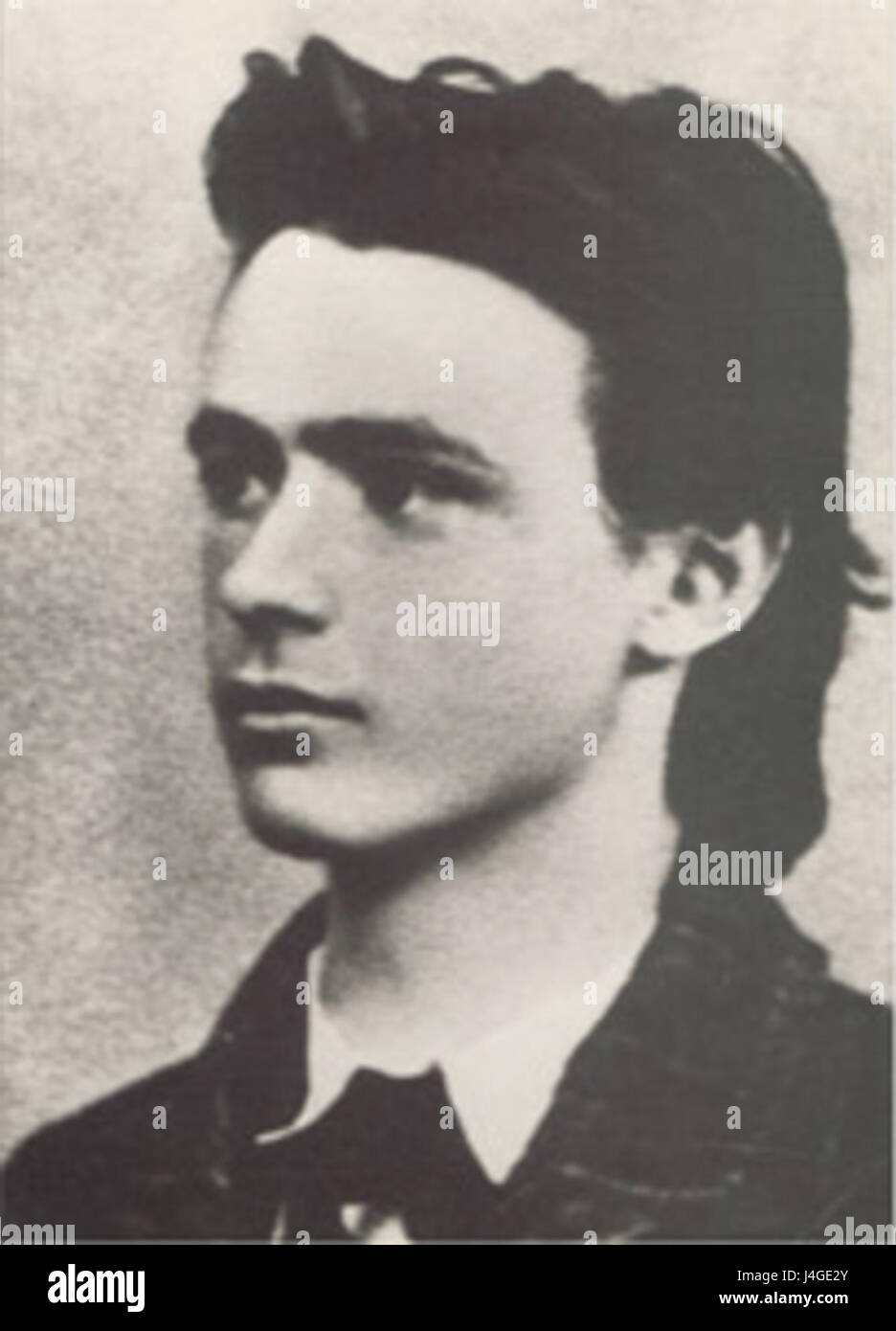 Cette image ou référence représente probablement Rudolf Steiner, le philosophe autrichien, comme étudiant. Les contributions de Steiner à l'éducation, à la spiritualité et à la philosophie ésotérique sont bien connues aujourd'hui. Banque D'Images