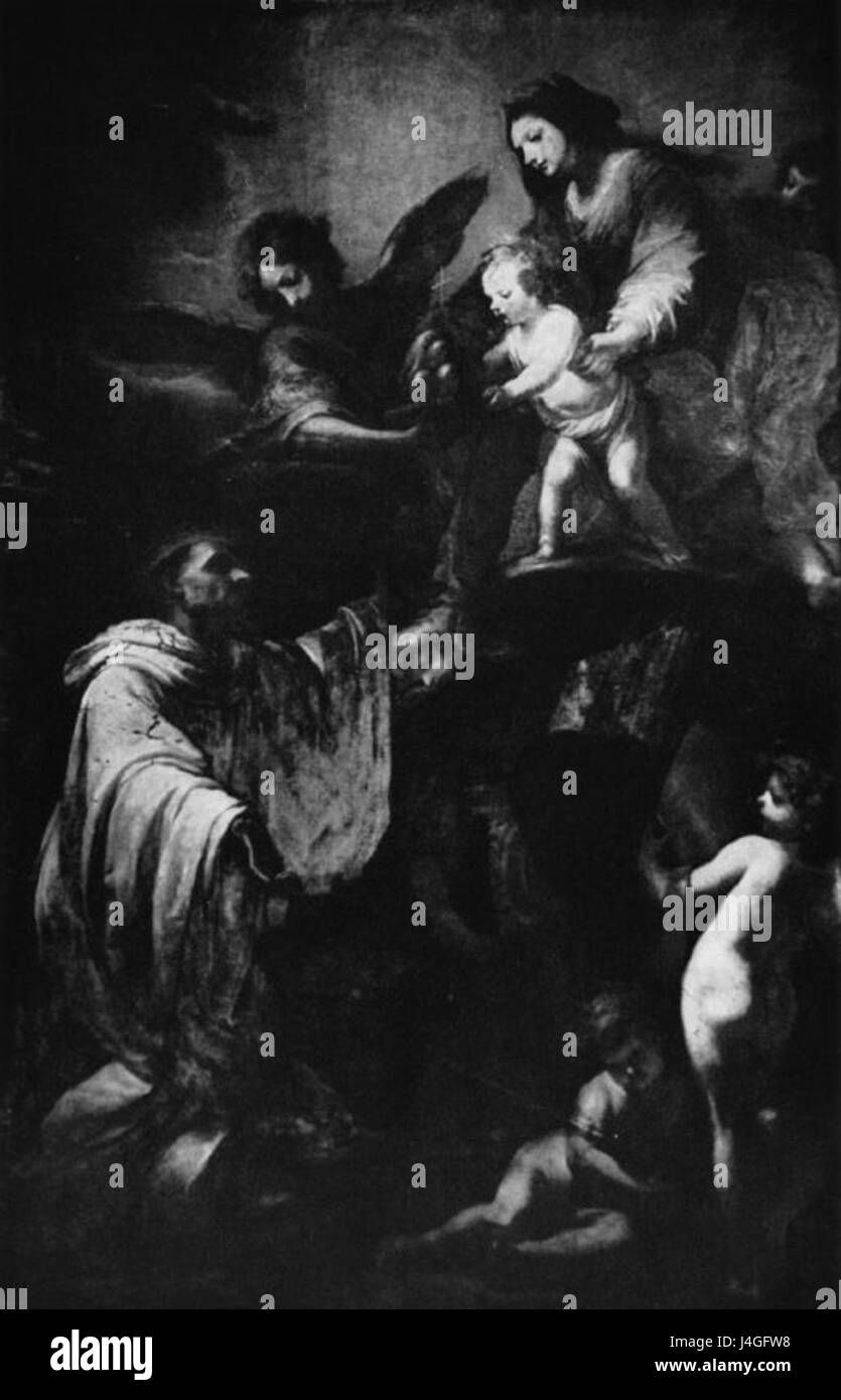 Simone Pignoni Madonna Banque D'Images