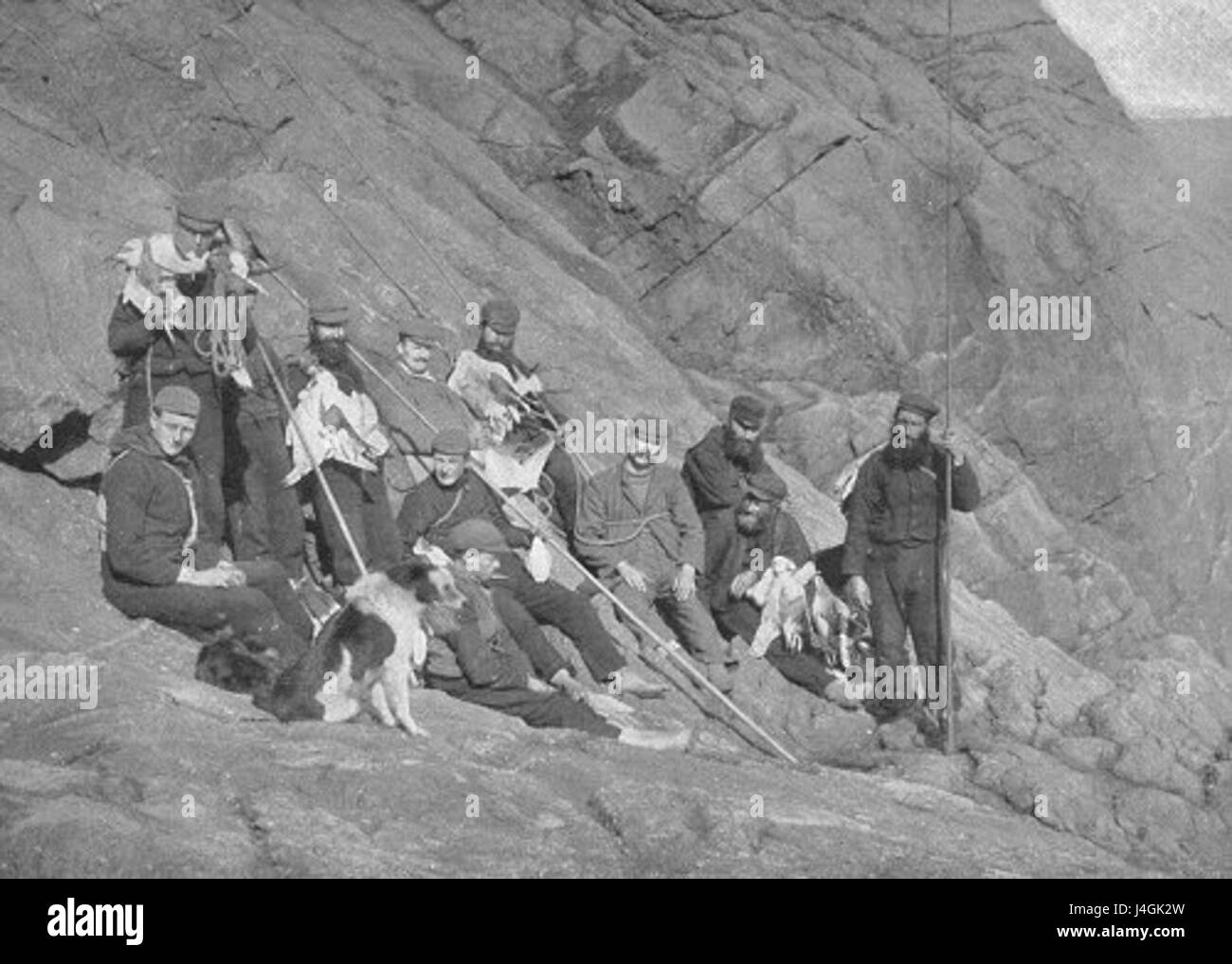 Les habitants de St Kilda Banque D'Images