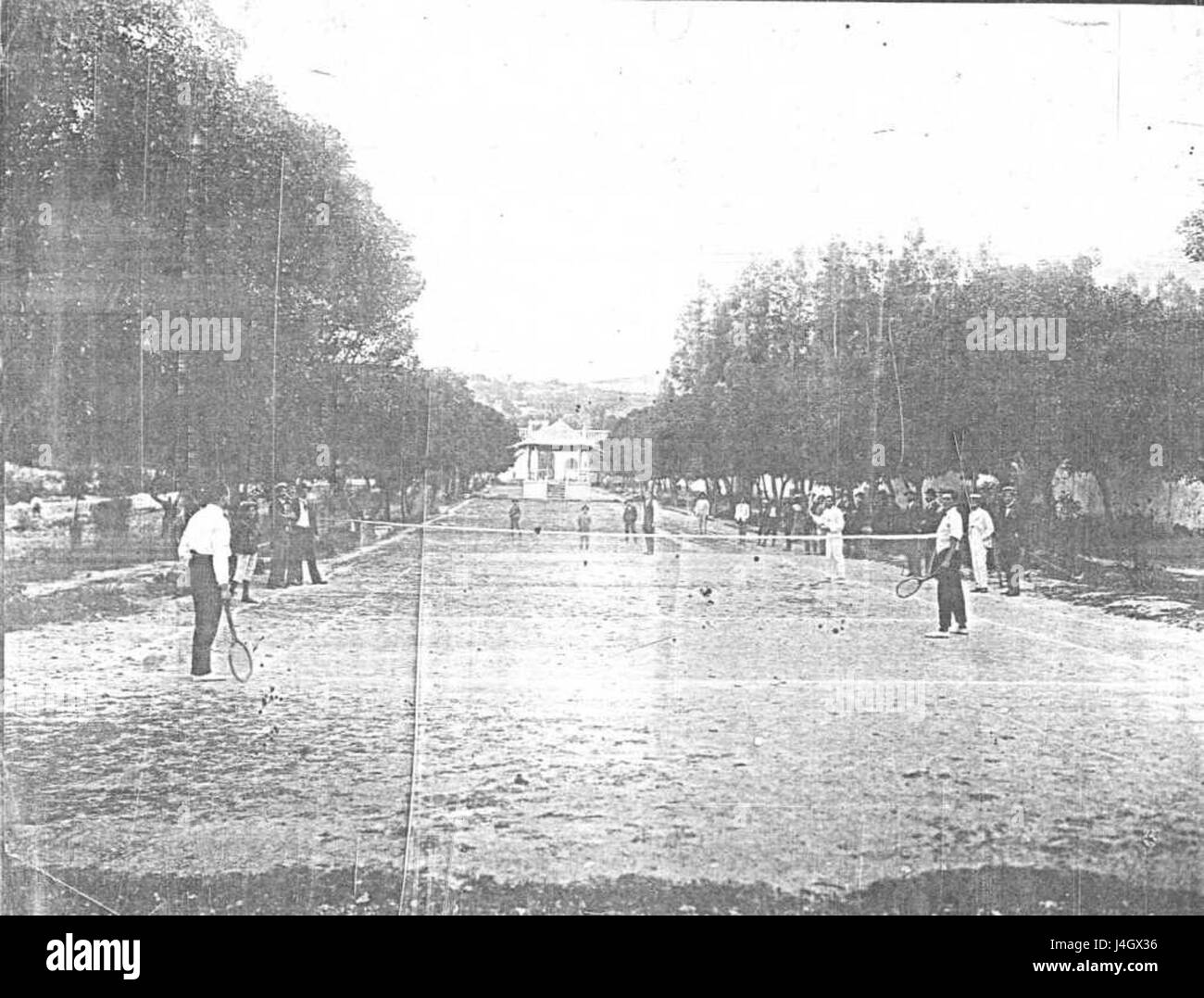 TenisenLaAlameda Banque D'Images