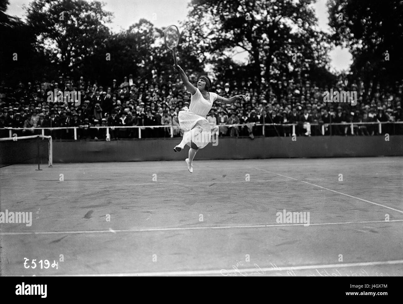 Suzanne Lenglen 1922 Banque D'Images