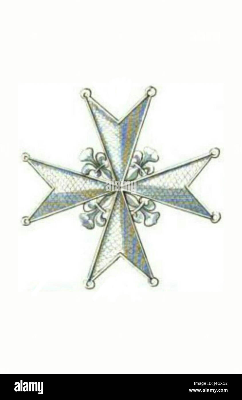 Étoile de l'Ordre de Saint Stephen (Toscane) Banque D'Images