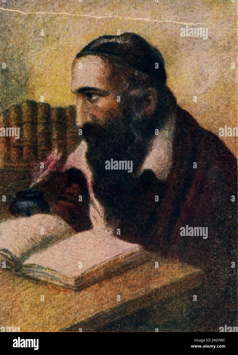 Shabsai HaKohen, un personnage historique connu pour ses contributions à la vie religieuse juive au XIXe siècle. Banque D'Images