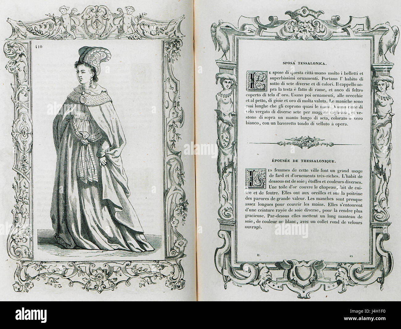 Cesare Vecellio Tessalonica Sposa 1860 Banque D'Images