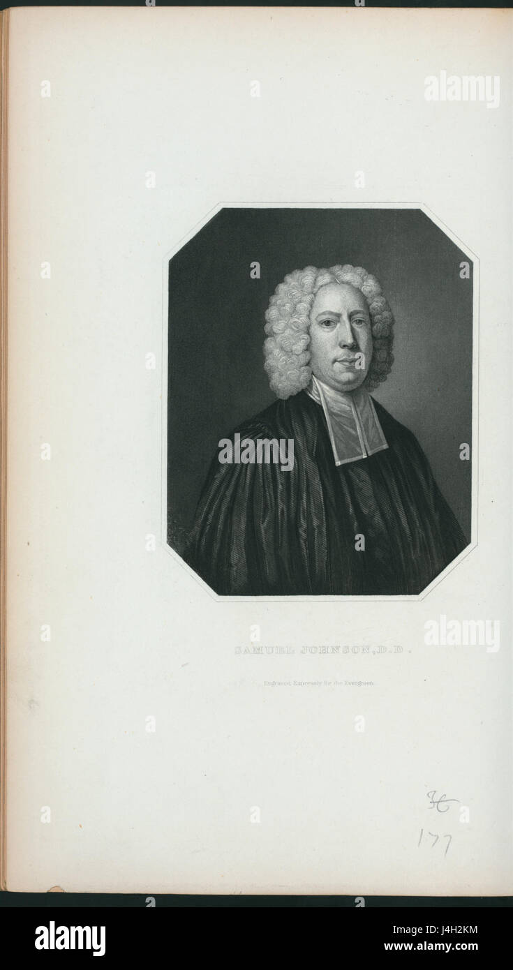 Samuel Johnson, D.D (NYPL Hadès 256131431148) Banque D'Images
