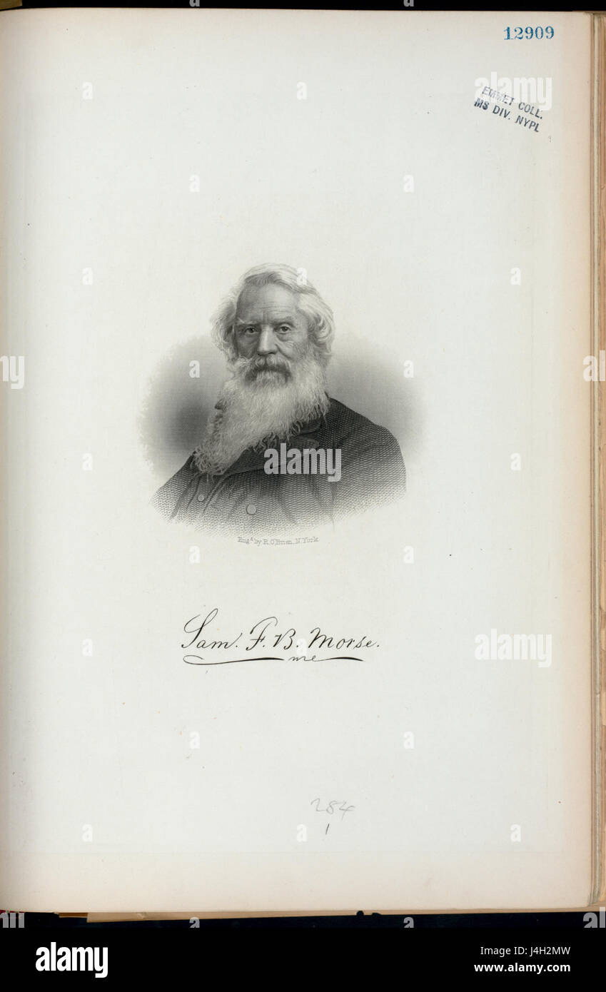 Sam. F. B. Morse (NYPL Hadès 255463431370) Banque D'Images