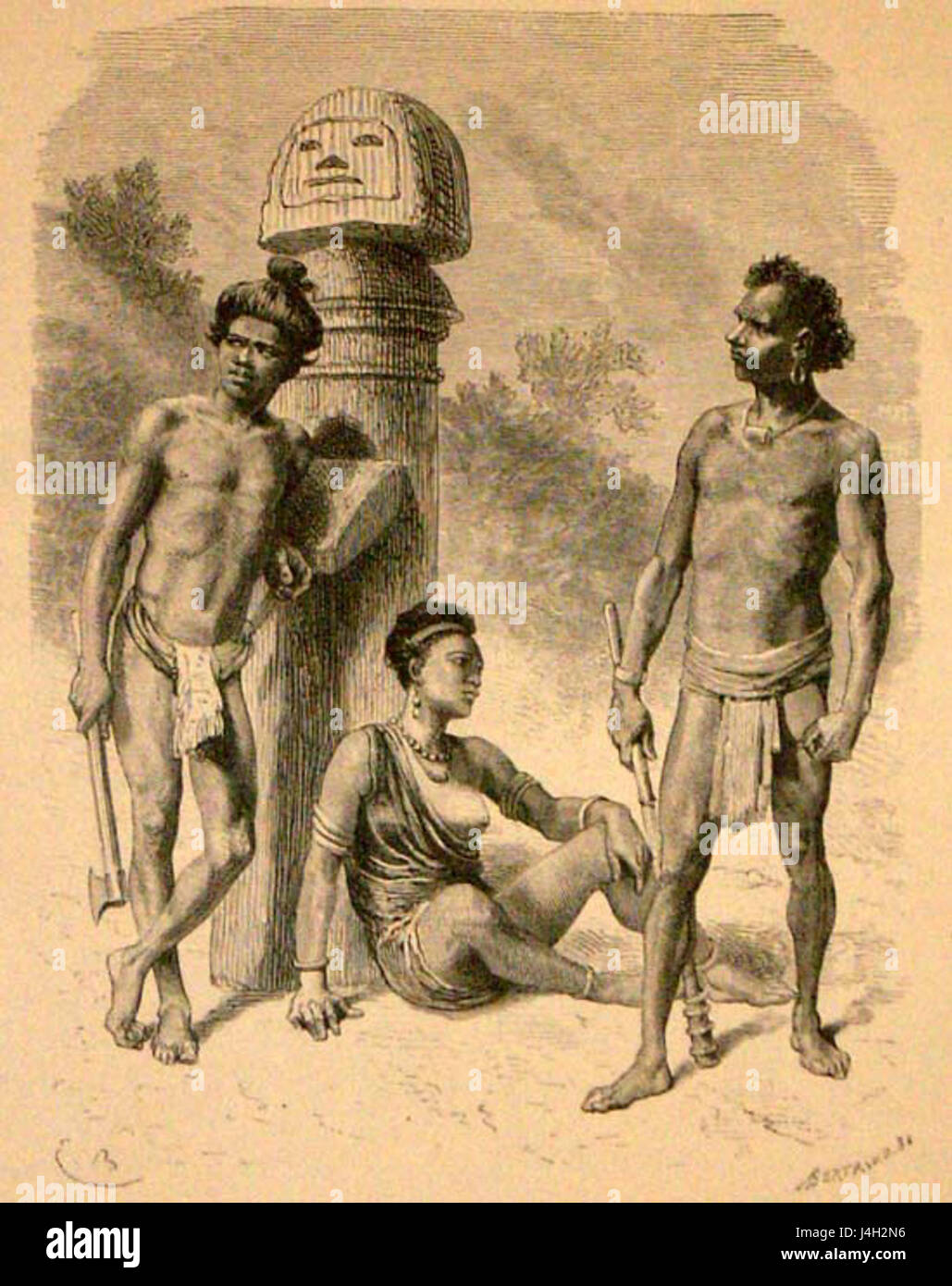 Les Santals sont un groupe ethnique indigène que l'on trouve principalement en Inde, au Bangladesh et au Népal. Connus pour leur langue, leur culture et leurs traditions distinctes, ils ont une riche histoire liée à leur mode de vie agricole et communautaire. Banque D'Images