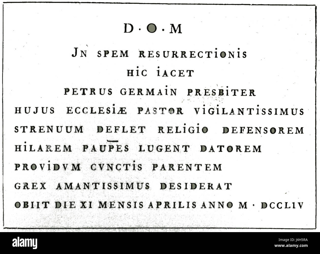 Nizier Pierre Germain semble faire référence à une figure historique ou religieuse, probablement d’origine française ou européenne. Il peut s'agir d'une peinture religieuse, d'un manuscrit ou d'une référence à un saint. Un contexte plus approfondi est nécessaire pour déterminer l'importance historique exacte et les contributions de cet individu. Banque D'Images