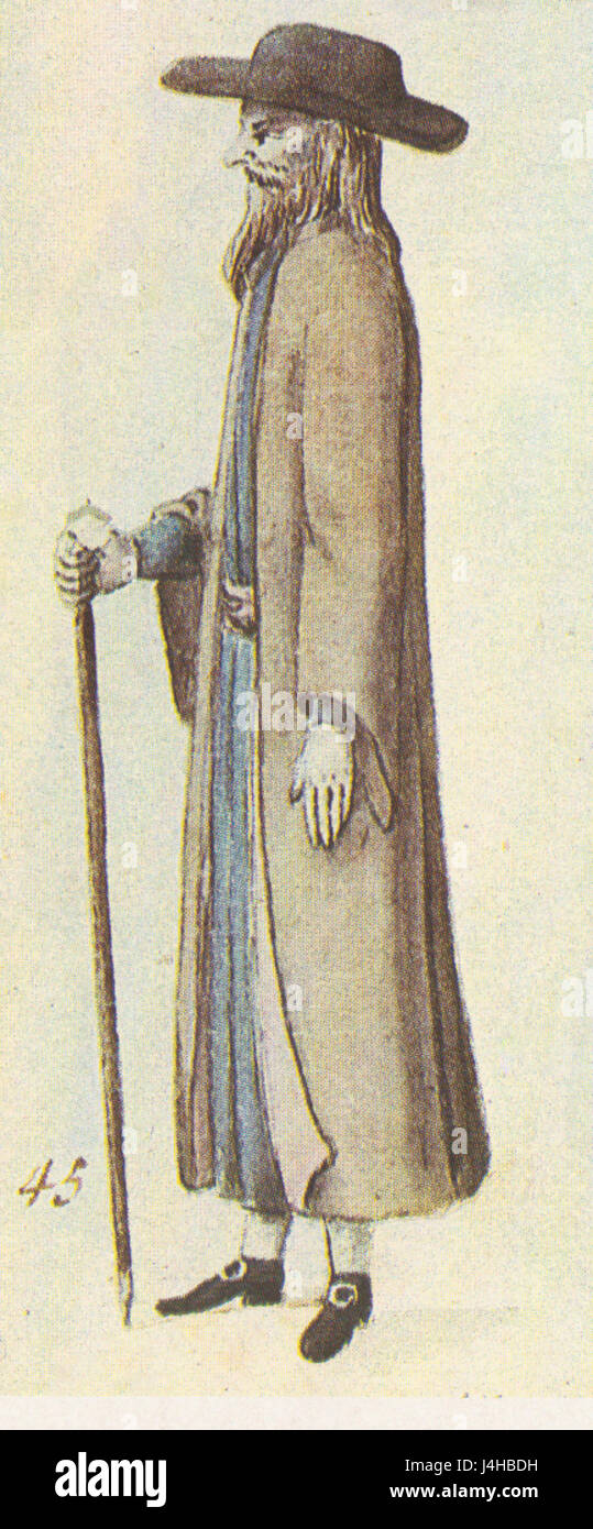 Prêtre orthodoxe russe par Brotze Banque D'Images