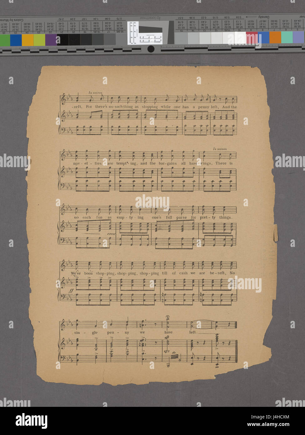 « Song of Spring Fashions » est une illustration de mode historique conservée dans la collection de la New York public Library. Il reflète l'évolution des styles de l'époque, capturant l'essence de la mode printanière avec un accent sur l'élégance et les tendances dans les vêtements pendant cette période. Banque D'Images