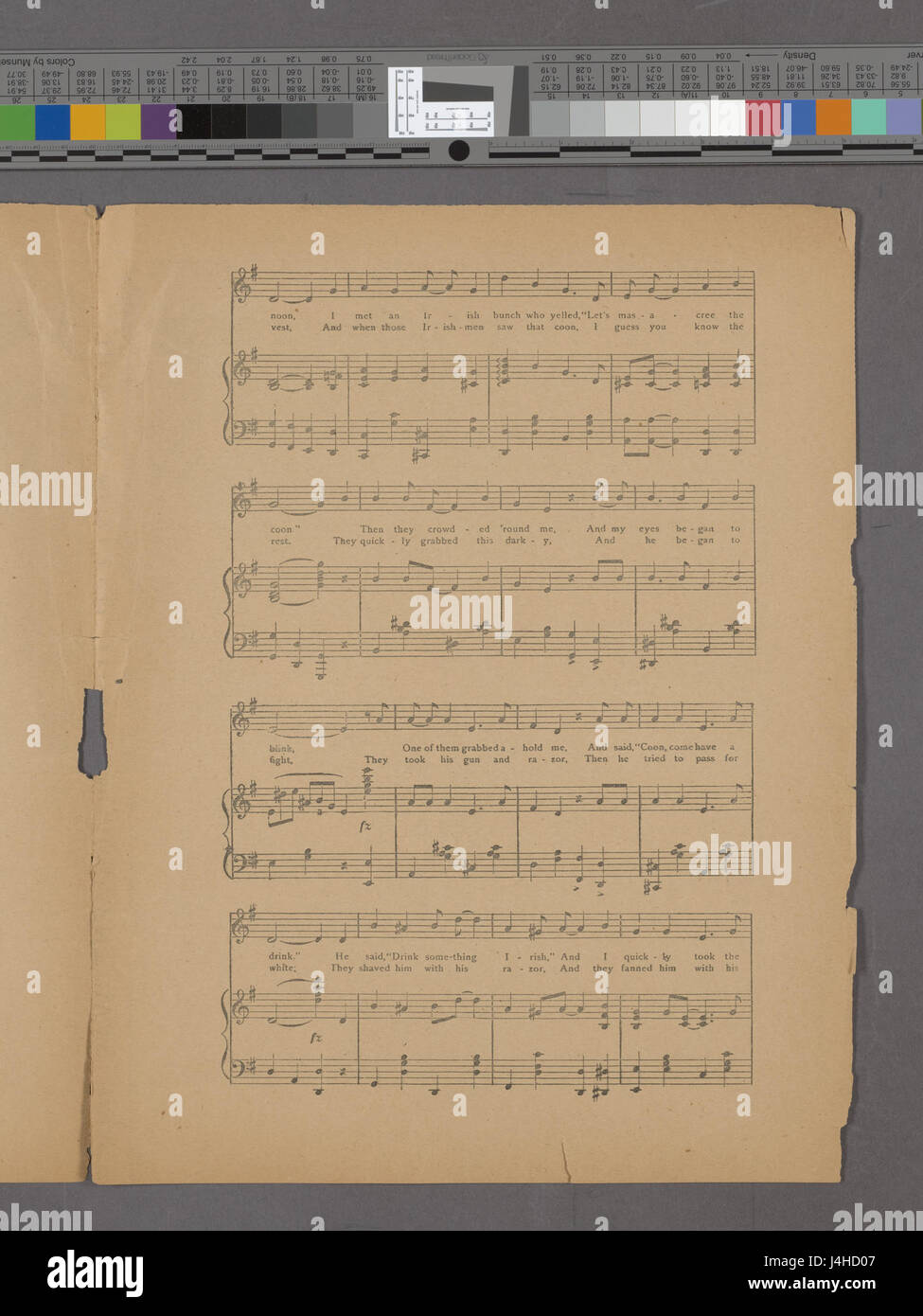 Le jour de la Saint Patrick est un mauvais jour pour coons (NYPL Hadès 1937413 2003081) Banque D'Images