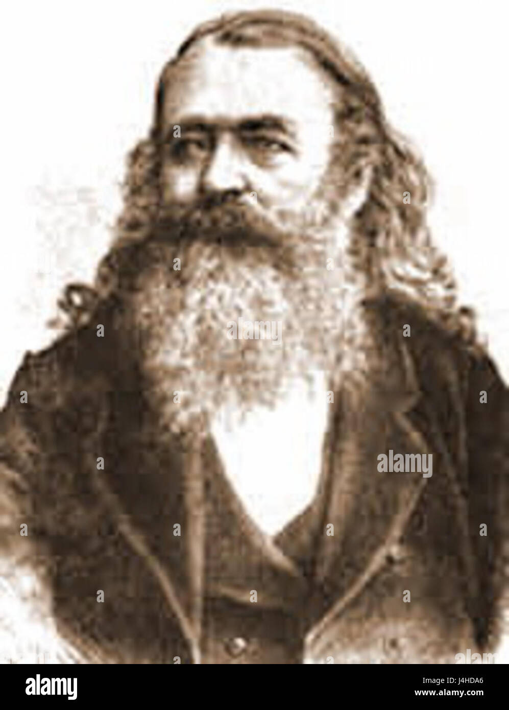 Svetozar Miletic était un homme politique serbe, une figure clé de l'histoire de la Serbie au XIXe siècle. Il était connu pour son leadership dans l'établissement de l'identité nationale serbe et son rôle dans le paysage politique pendant le déclin de l'Empire ottoman. Banque D'Images