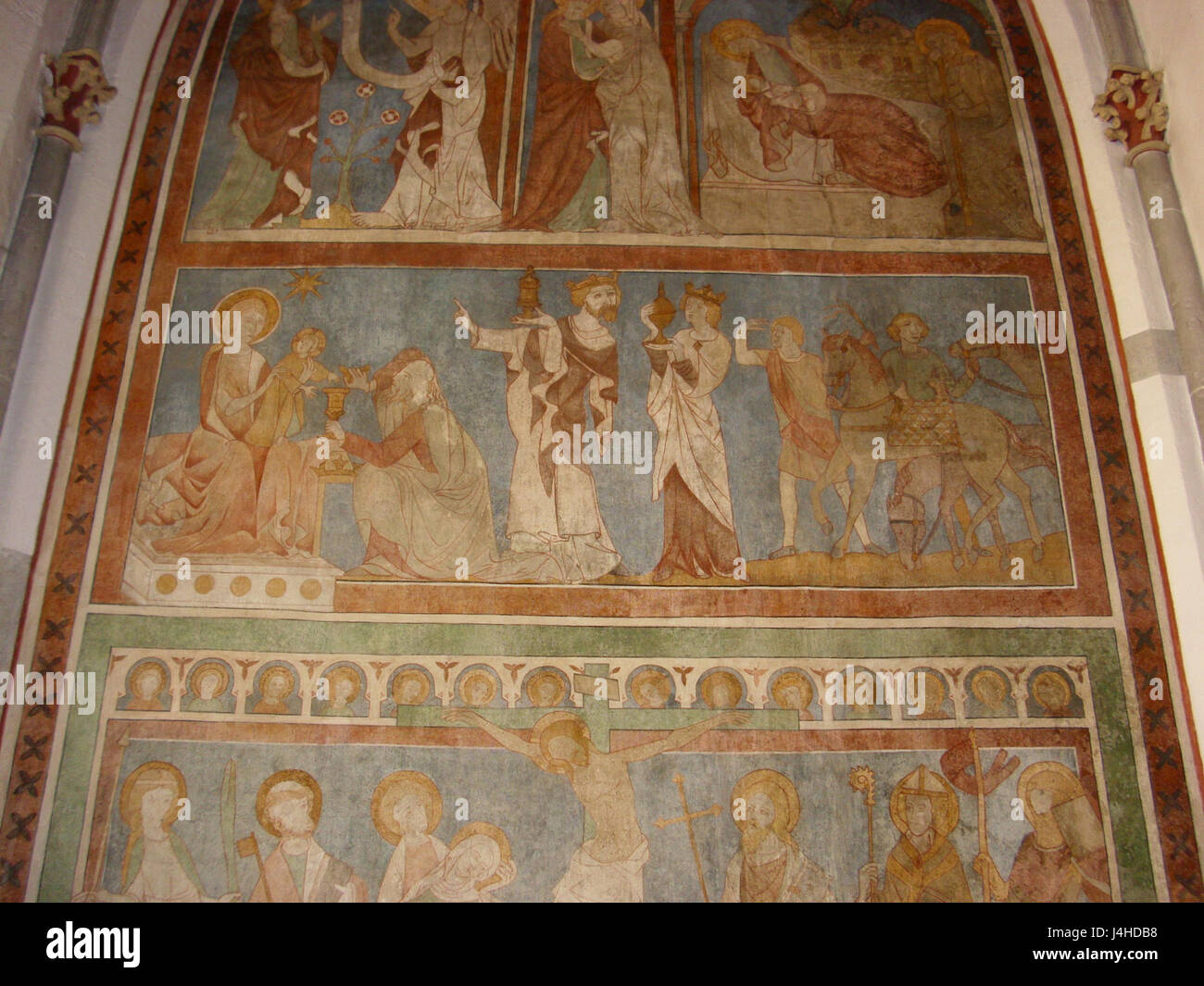 Andreas Marienkapelle est une chapelle associée au culte de la Vierge Marie et à la reconnaissance royale des rois, située en Allemagne. Banque D'Images