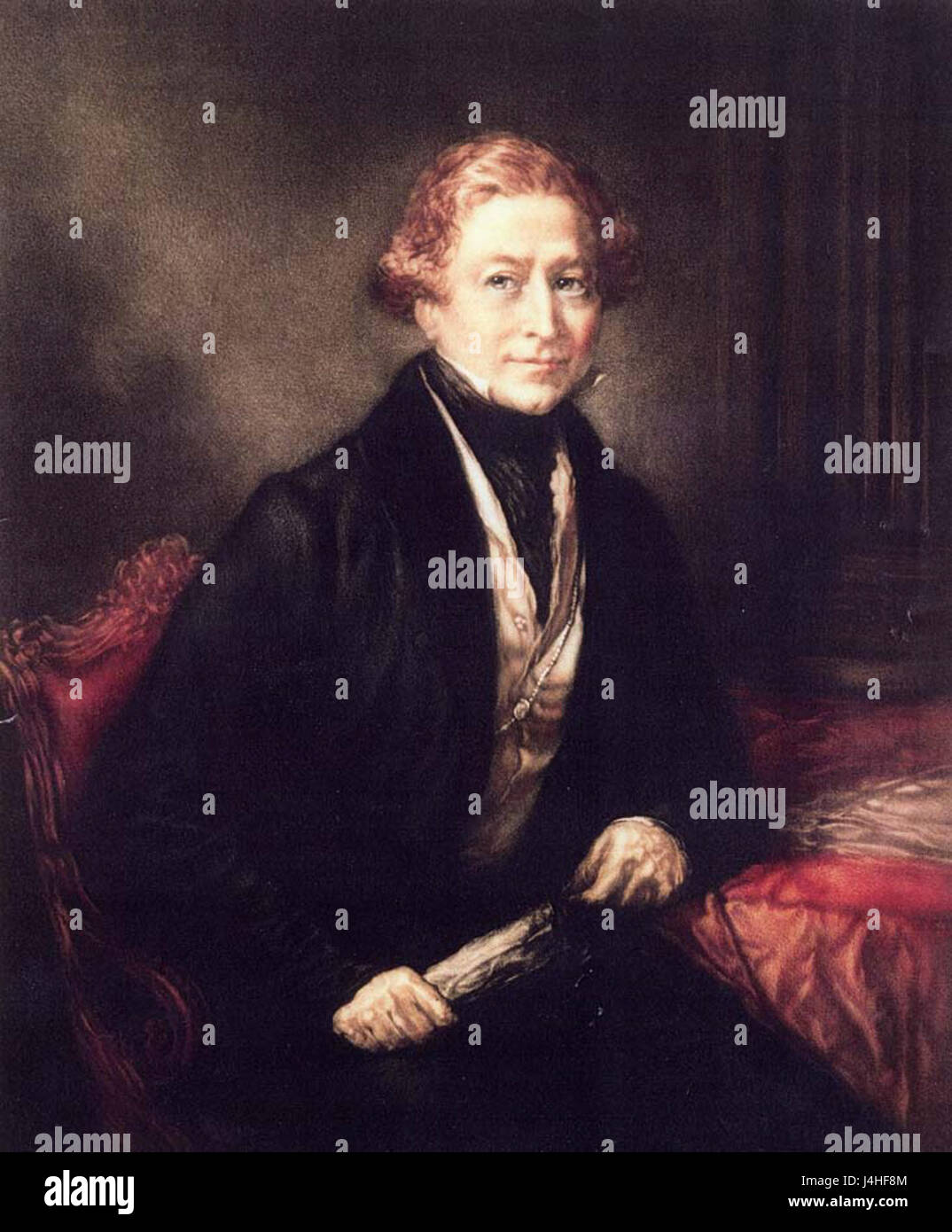 Sir Robert Peel était un éminent politicien britannique et le fondateur de la force de police moderne. Ses contributions à l'application de la loi et aux politiques publiques ont été cruciales au XIXe siècle. Banque D'Images