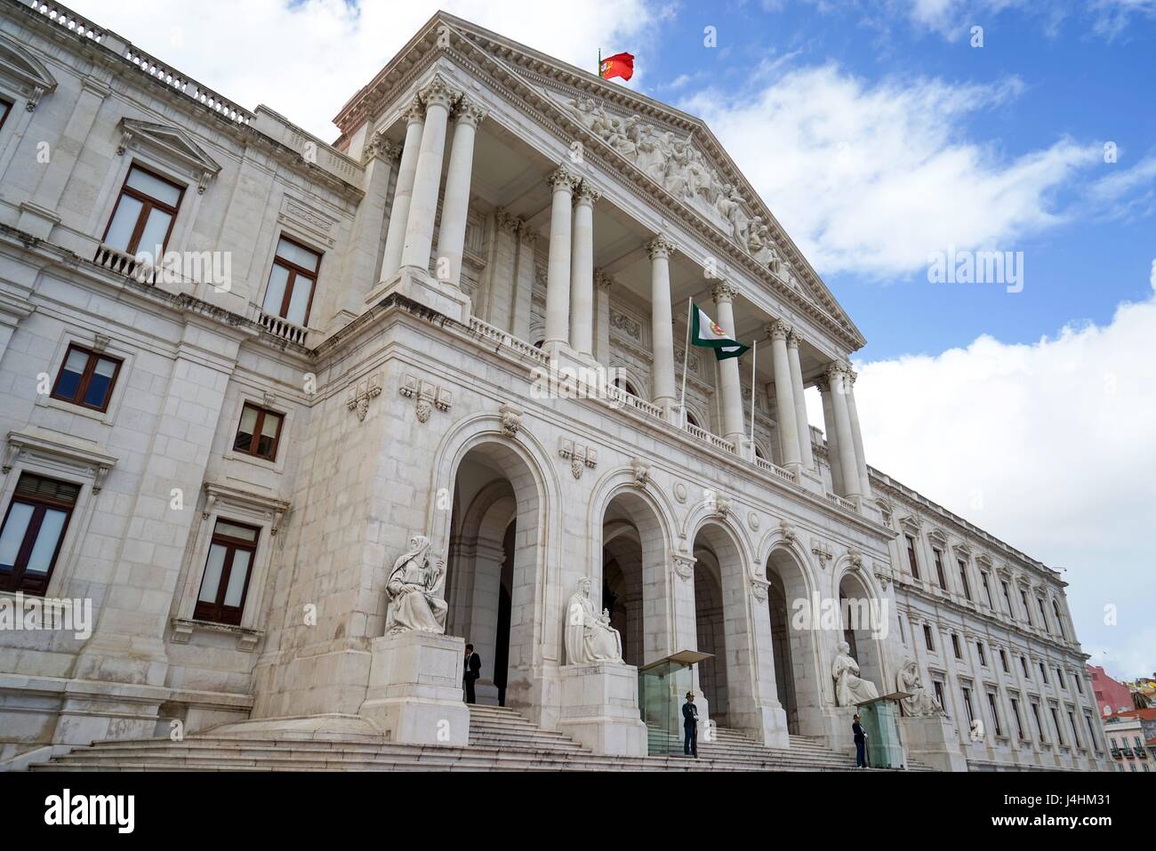 Portugal : "le parlement portugais Assembleia da República" à Lisbonne. Photo de 22. Mars 2017. Dans le monde d'utilisation | Banque D'Images