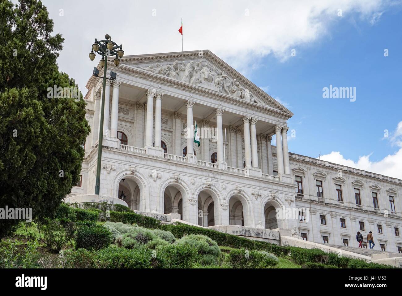 Portugal : "le parlement portugais Assembleia da República" à Lisbonne. Photo de 22. Mars 2017. Dans le monde d'utilisation | Banque D'Images