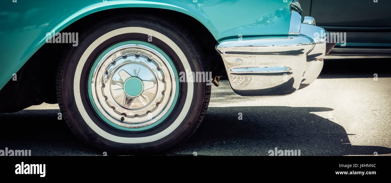 Un classique de l'automobile des années 50. Banque D'Images