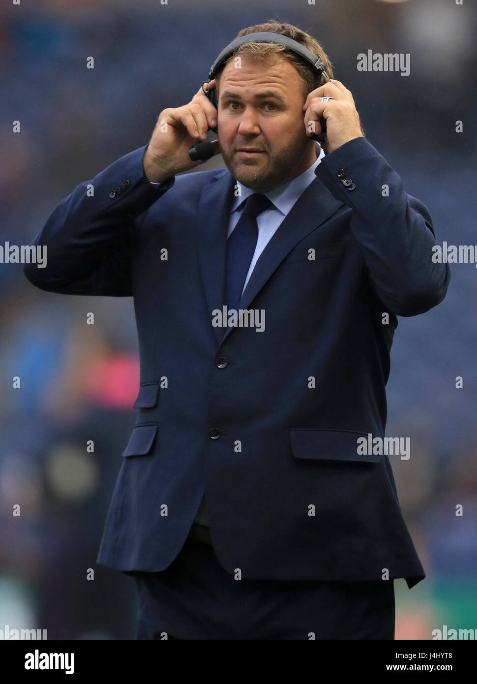 Scott Quinnell au cours de l'European Challenge Cup Finale à Murrayfield, Edinburgh BT. ASSOCIATION DE PRESSE Photo. Photo date : vendredi 12 mai 2017. Voir histoire RUGBYU PA final. Crédit photo doit se lire : Mike Egerton/PA Wire Banque D'Images