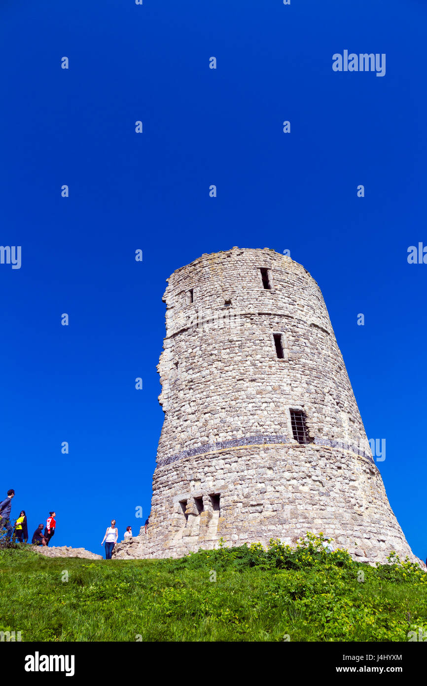 Ruines de Hadleigh Castle, Essex, UK Banque D'Images