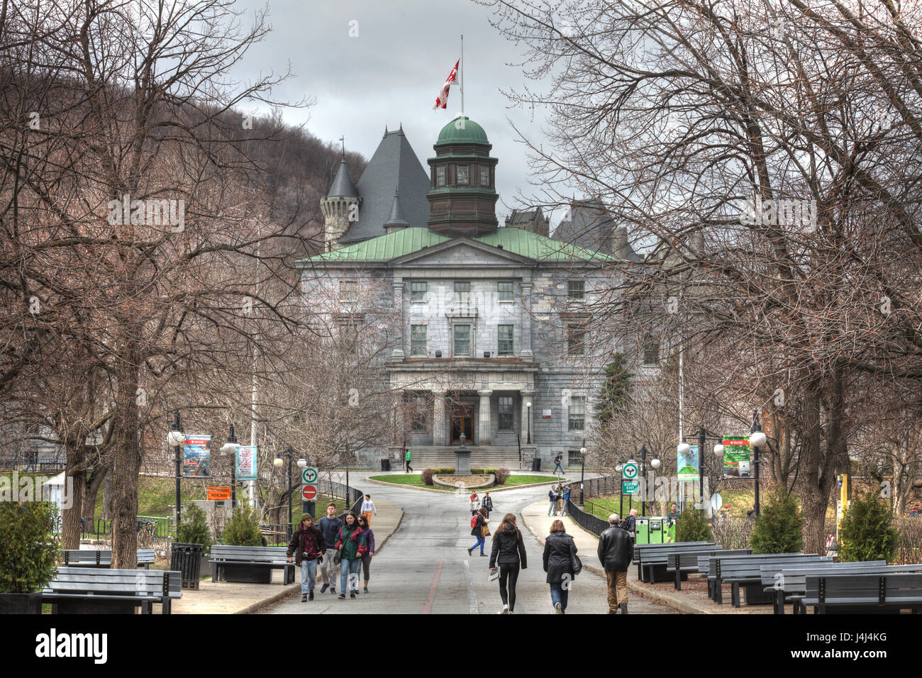 L'Université McGill, Montréal, Québec, Canada Banque D'Images