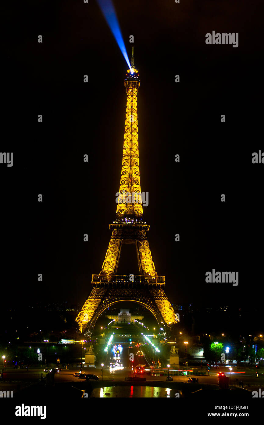 La tour Eiffel Banque D'Images