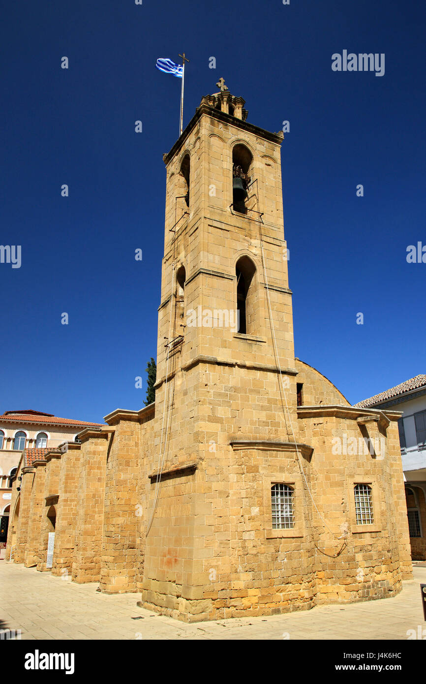 Agios Ioannis (St. John's) cathédrale dans la vieille ville de Nicosie (Lefkosia), capitale de Chypre. Banque D'Images