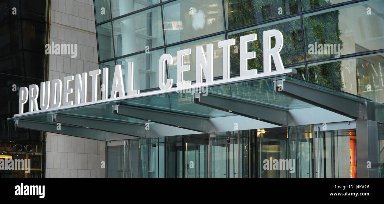Le Prudential Center de Boston - Boston, Massachusetts Banque D'Images