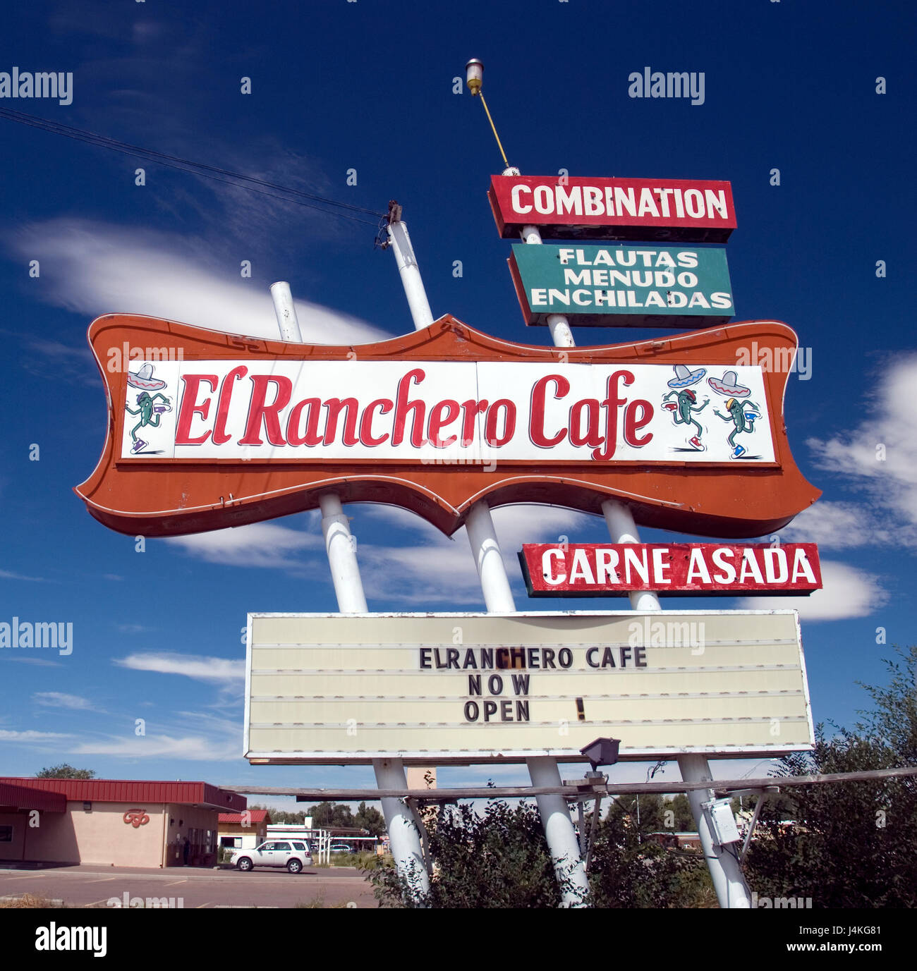 Café El Ranchero Banque D'Images