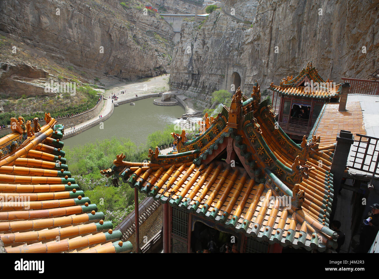 Monastère suspendu ou Temple Xuankong, Shanxi, Chine Banque D'Images