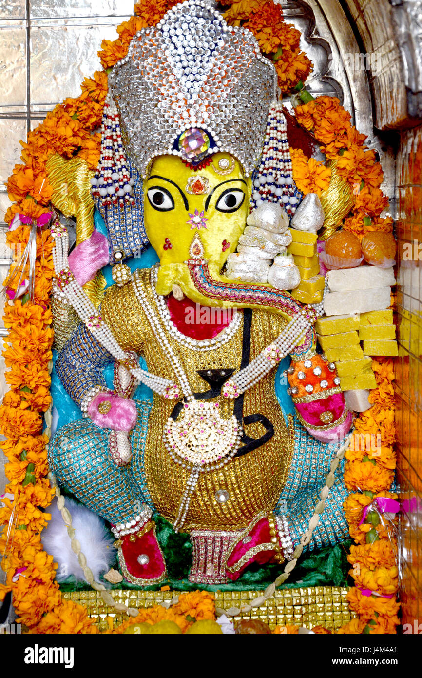 Seigneur Ganesha BIKANER Banque D'Images