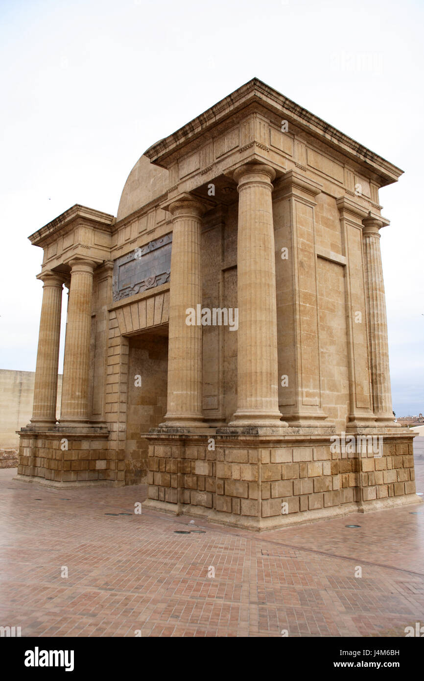 Ancienne cité romaine de triomphe à Cordoba, Espagne Banque D'Images