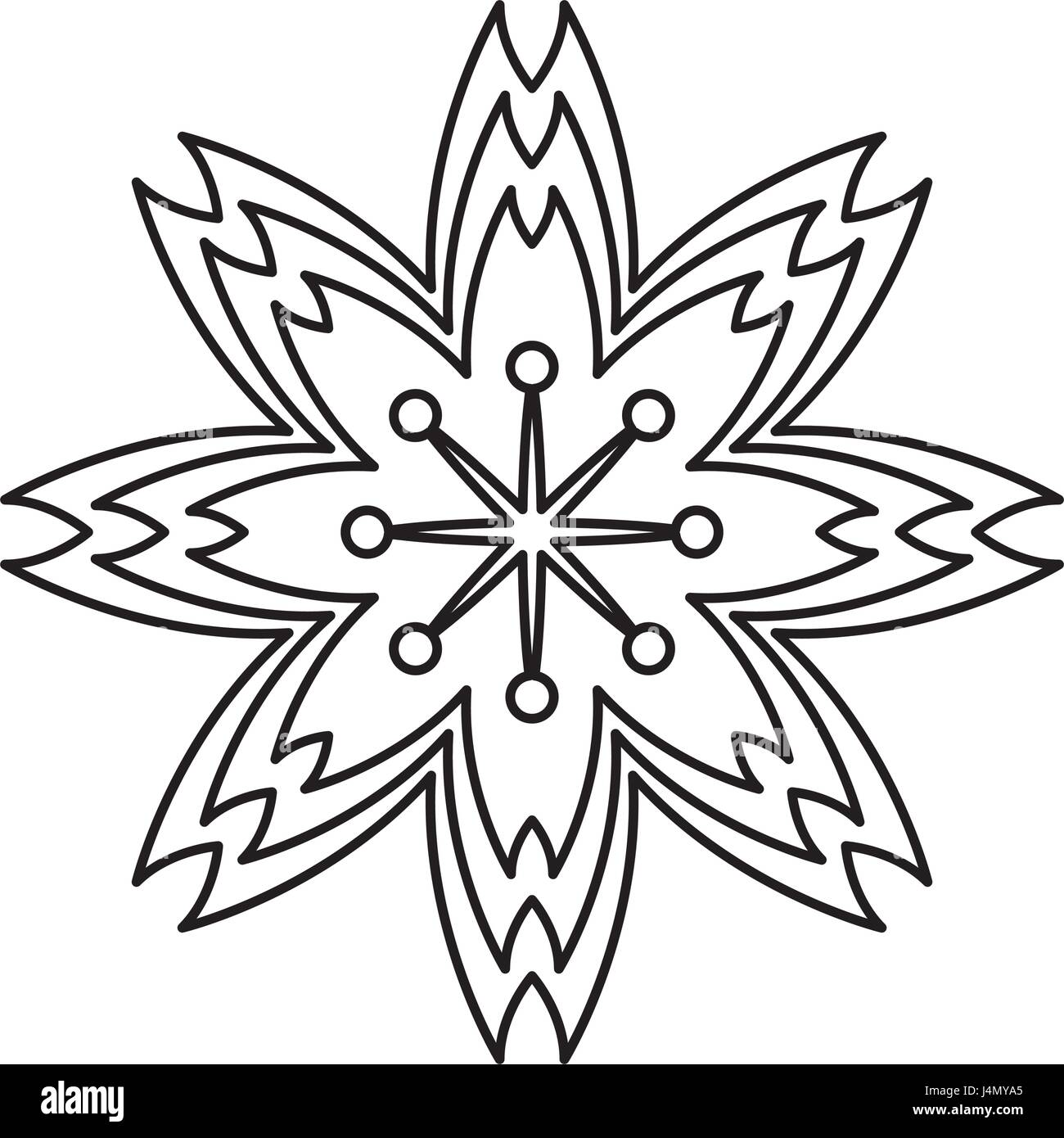 Sakura fleurs. symbole traditionnel du printemps au Japon Illustration de Vecteur