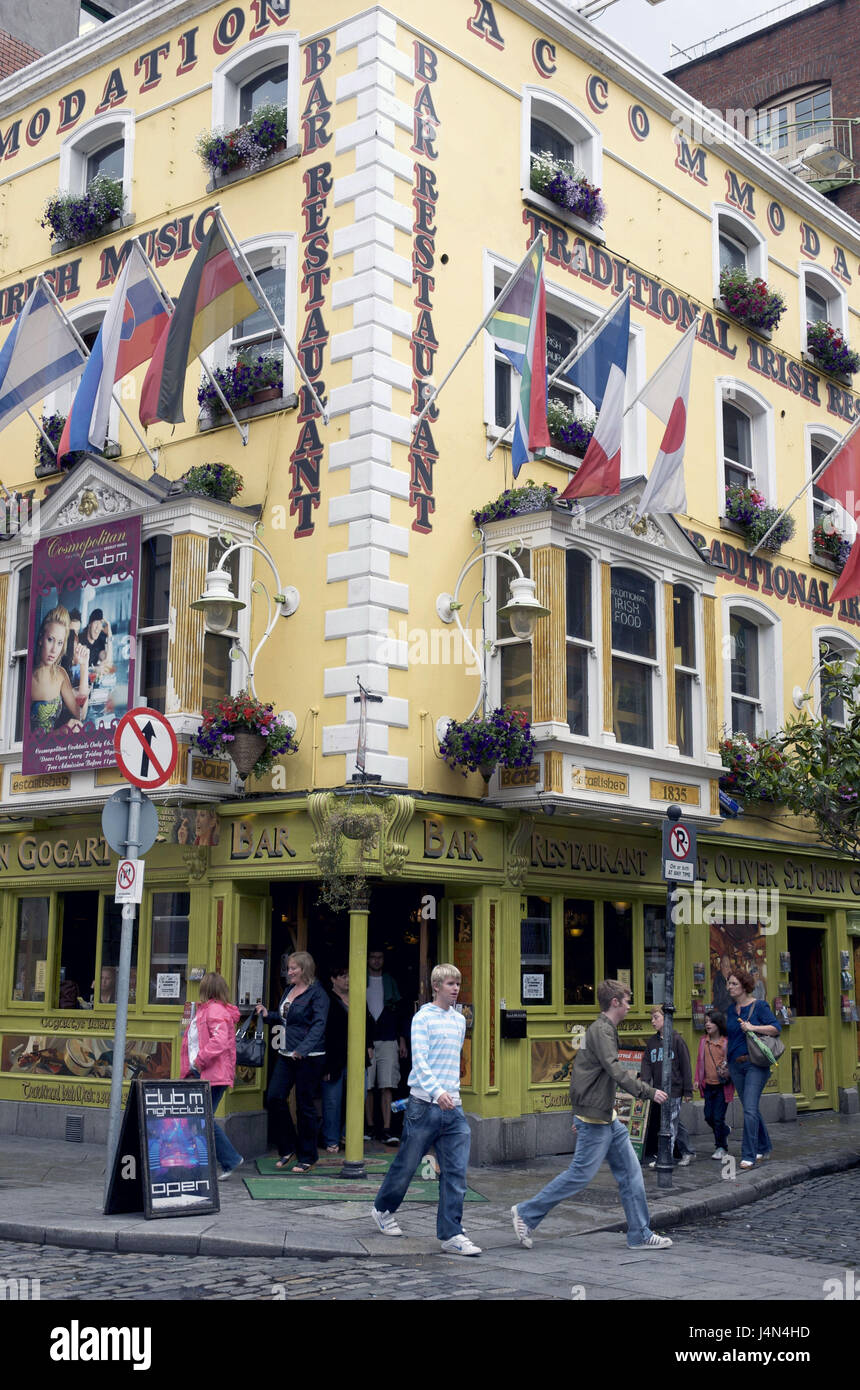 L'Irlande, Leinster, Dublin, Temple bar, pub, quatrième Banque D'Images