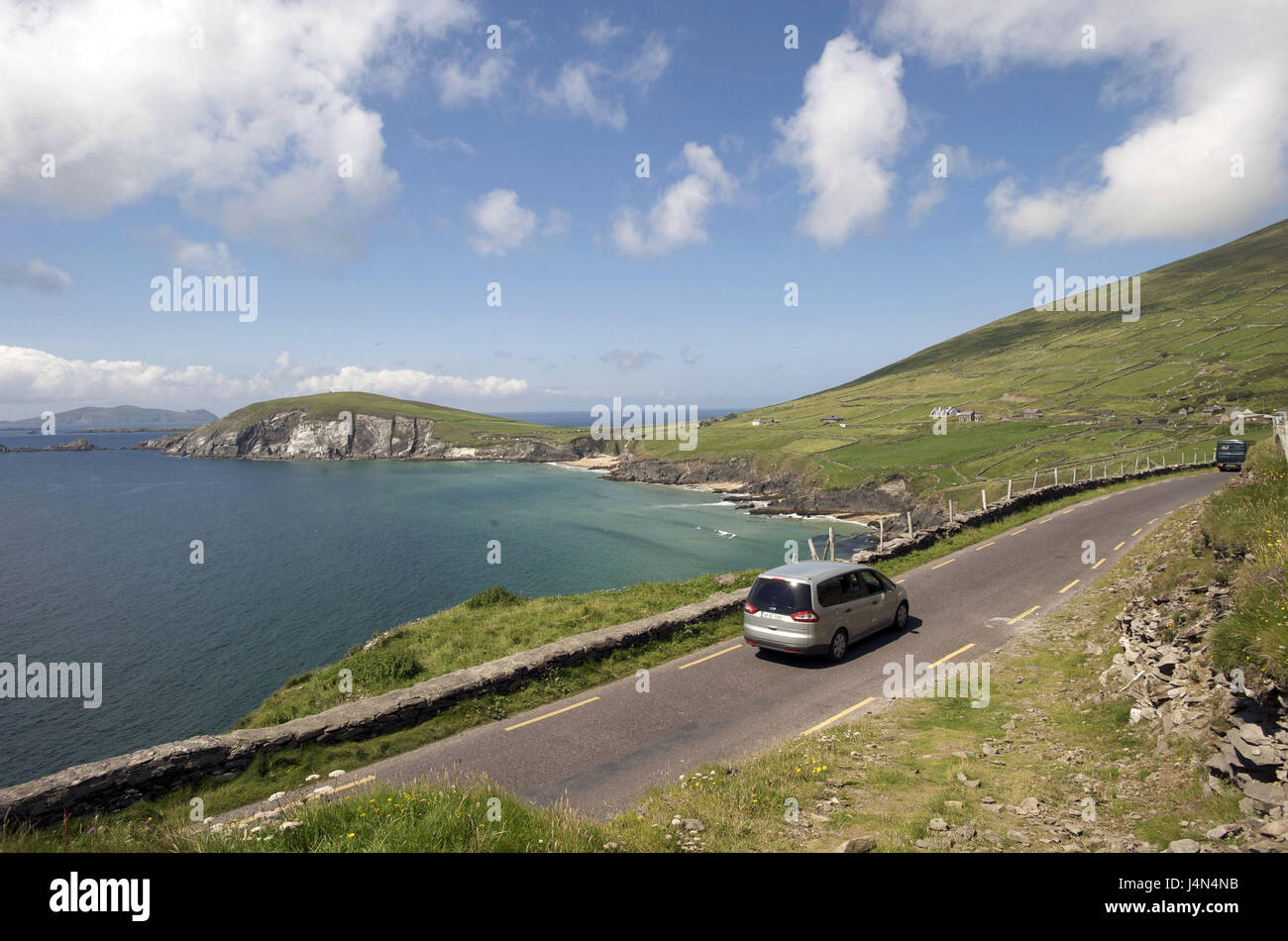 L'Irlande, Munster, comté de Kerry, péninsule de Dingle, Slea Head, Küstenstrasse, Banque D'Images