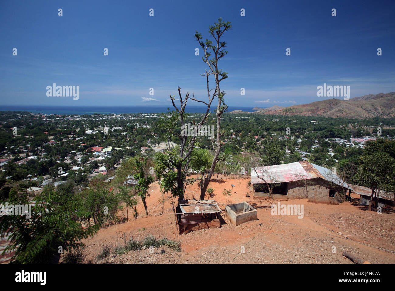 République démocratique du Timor oriental, Dili, aperçu de la ville, Banque D'Images