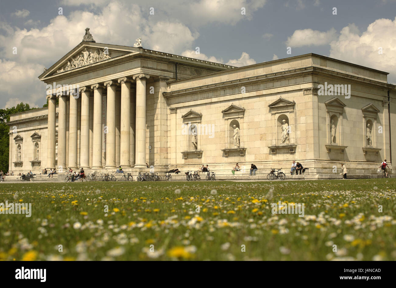 Glyptothèque, king's square, Munich, Haute-Bavière, Bavière, Allemagne, Europe, Banque D'Images