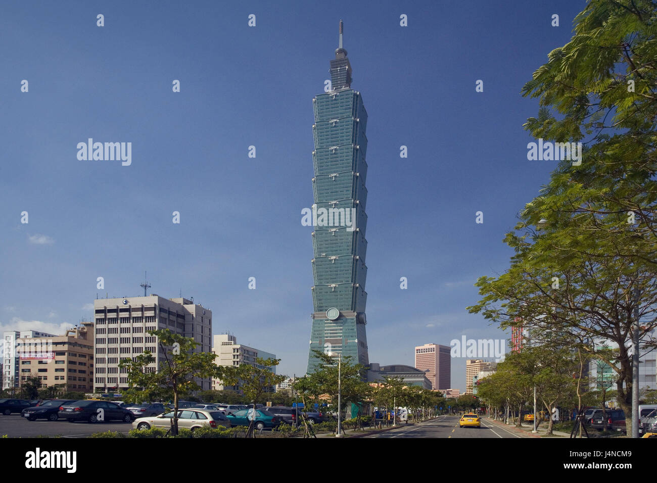 Taiwan, Taipeh, vue sur ville, Taipei Financial Center, pas de biens, de l'Asie, l'Asie orientale, la ville, capitale, ville, immeuble, Metropolis, gratte-ciel, haut lieu, l'architecture, Banque D'Images