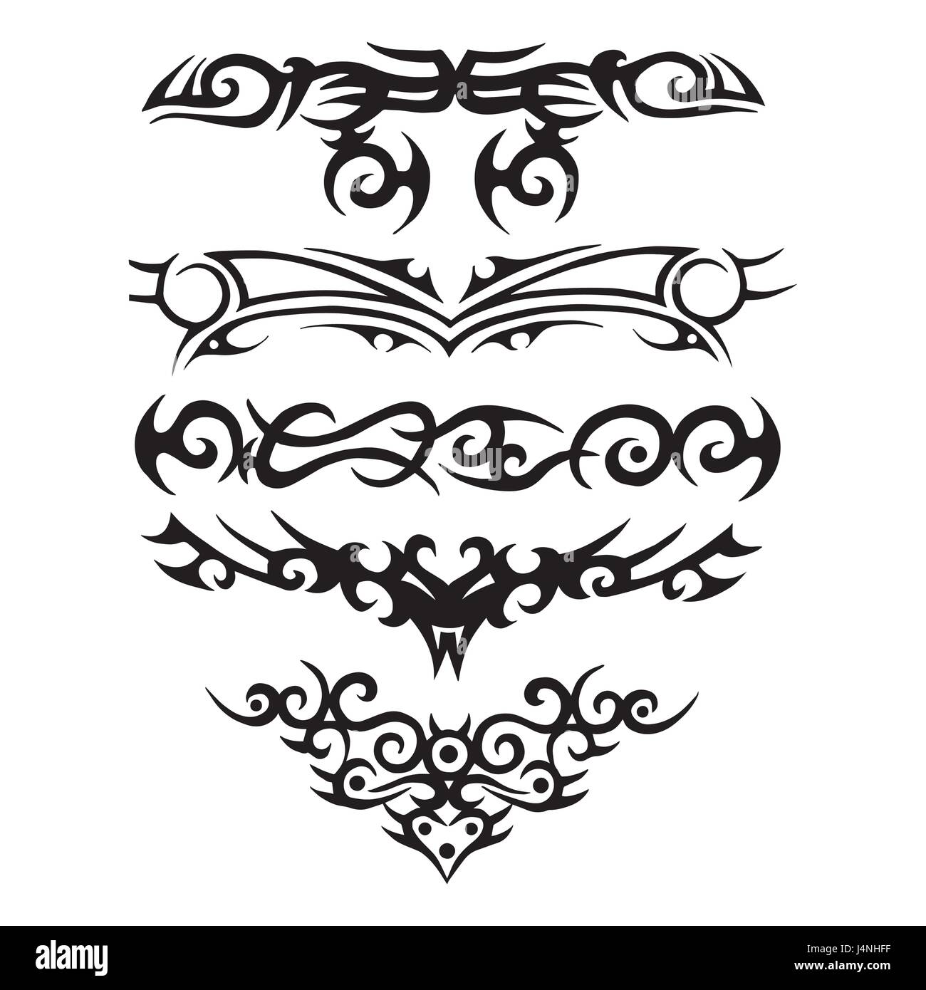  Dessins De Tatouage Tribal à La Main Pour Hommes