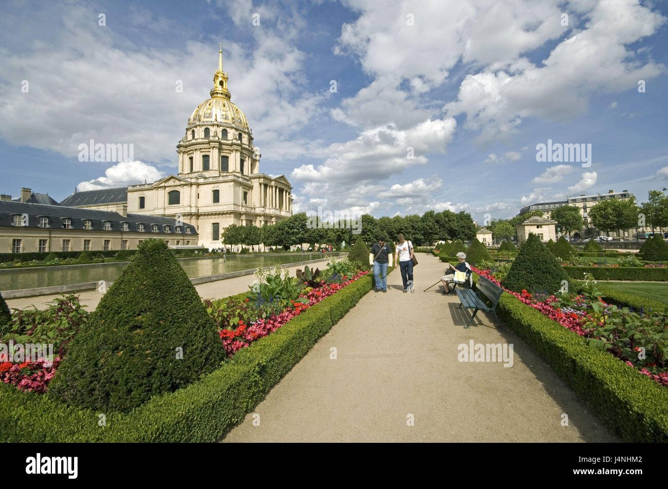 France, Paris, invalides, la cathédrale, parc, tourisme Banque D'Images